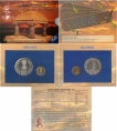 2006-UNC Set-Mahatma Basaveshwara-Mumbai Mint-Set of 2 Coins.