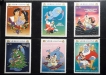 Sierra Leone Christmas Set of 6 Stamps In The Disney Cartoon Series MNH.