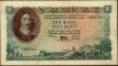 1961-1962 Ten Rand Bank Note of South Africa. 