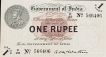 Rare-One-Rupee-Note-of-1917-Signed-by-A.C.-Mcwatters.