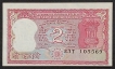 Print Shifting Error Two Rupees Note of 1984 Signed by Manmohan Singh.