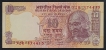 Over-Printing-Error-Ten-Rupees-Note-of-2006-Signed-by-Y.V.-Reddy.