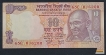 Butterfly-Error-Ten-Rupees-Note-of-2007-Signed-by-Y.V.-Reddy.