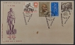 Gandhi-Standing-Envelope-4V-Set-of-FDC-Cancelled-of-1969.-