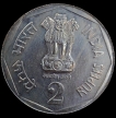 2 Rupee IX Asian Games 1982 Bombay Mint.