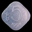 Republic-India-5-Paise-1994-Hyderabad-Mint.