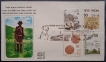 Special Cover, India 80, Used Set of 4 Intl.Stamp Exhibition-1980 Stamps.