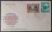 FDC,-XXII-IGC-1964,-Used-2-Stamps-of-2-Anna-and-15-Paisa.