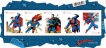 Odd Shaped Superman 75th Anniversary Stamp Souvenir Sheet.