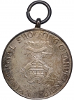 Scarce Madras XXI National Shooting Championship Silver Medal of National Rifle Association of India year 1976.