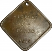 King George V Copper Victory and Peace Medal year 1919.