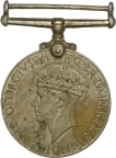 King George VI Copper Nickel India Service Medal Awarded to officers of the Indian Forces for three years non-operational service in India.