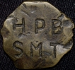 Brass 10 New Paise Tea Token of S.M Ltd from Indore (19th Ce
