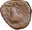 Copper Coin of Rashatrakutas Series (5th - 7th  Cen. AD) Por