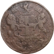 Copper-4-Pies-of-Madras-Presidency-(AD-1825)-Rare