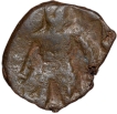 Copper 1/2 Unit of Vasudev (AD 190-230) of Kushan Dynasty Shiv & Nandi Type Rare