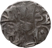 Silver-Coin-of-Samanta-Deva(AD850-1000)-of-Ohinda-Dynasty-Bull/Horseman-Type