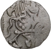 Silver Coin of Samanta Deva(AD850-1000) of Ohinda Dynasty Bull/Horseman Type