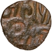 Copper-Coin-of-Mahipala(AD794-816)-of-Tomara-Dynasty-Bull/Horseman-Type