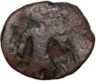 Rare Copper Coin of Vasudev I(AD 190-230) of Kushan Dynasty Shiv & Nandi Type Do