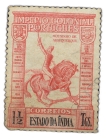 Postal-Stamp-of-India-Portugues---Red-1---1/2-Tangas-Used-as-per-Image.
