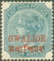 GWALIOR QV 1885-97 4a Green