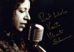 Autograph photo of play back singer Kavita Krishnamurthy