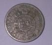 1952-Indo-Portuguese-Copper-Nickel-Quarter-Rupia-Coin-of-Republica.