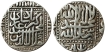 Mughals-;-Akbar,-High-Grade-Silver-Rupee