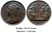 Medal,-Calcutta-International-Exhibition-(1883-84-AD),-Copper-Medal,