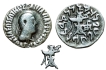 Ancient ; Indo-Greek, Apollodotus II, Silver Drachma 
