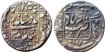 Mughal ;Aurangzeb Alamgir  Tonned Silver Rupee, Akbarabad Mint, RY 7