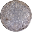 Bombay Mint Silver One Rupee Coin of Victoria Empress of 1883.