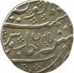 Silver Rupee Coin of  Indo French Arkat Mint.