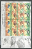 Endangered Birds Sheetlet of India issued in 2006.