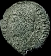 Jovian Bronze Follis Coin of Roman Empire.
