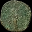 Valerian Bronze Sestertius Coin of Roman Empire.