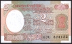Two Rupees Note of 1985-1990 Signed by R.N. Malhotra.