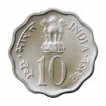 Republic India-Aluminium 10 Paise- Equity, Development, Peace-Kolkata Mint-1975.