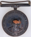 Rare Gandhi Bronze Medal For Service to Humanity issued on 1970.