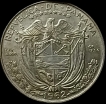 1962 Silver Half Balboa Coins of Panama.