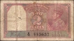 Rare Two Rupees Note of 1943 Signed by J.B. Taylor.