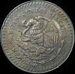 1991 Silver One Troy Ounce Coin of Mexico.