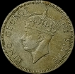 1948 Silver Twenty Cents Coin of Malaya.
