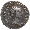 Trajan Silver Denarius Coin of Roman Empire.