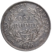 Calcutta Mint Silver One Rupee Coin of Victoria Queen of 1840.