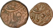 Copper Anna Coins of f Bhopal State Nawab Shah Jahan Begam of AH 1302.