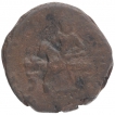 Huvishka Rare Copper Tetradrachma Coin of Kushana Dynasty.
