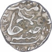 Bhopal State Silver One Rupee Coin.