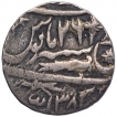 Silver One Rupee Coin of  Awadh State of Muhammadabad Banaras Mint.